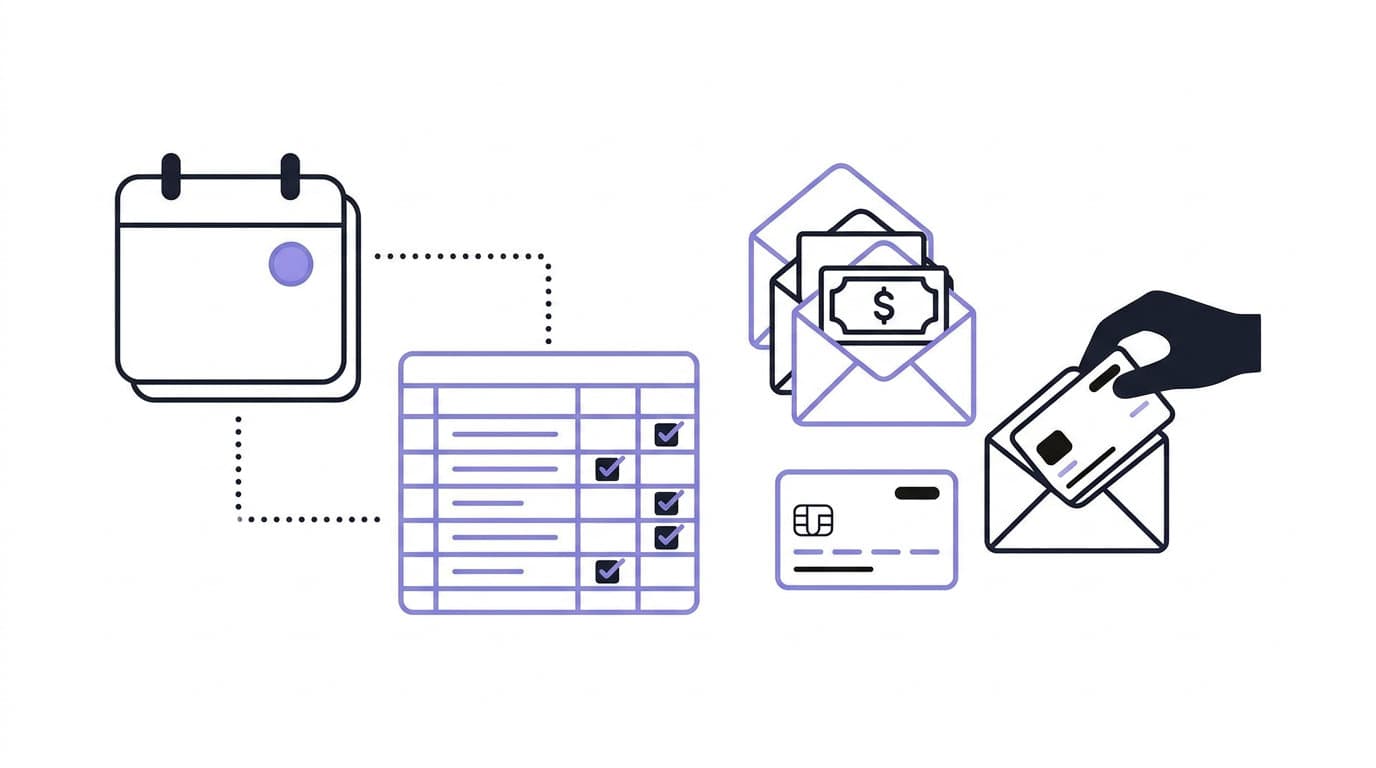 Two months before: organise guest information and payments